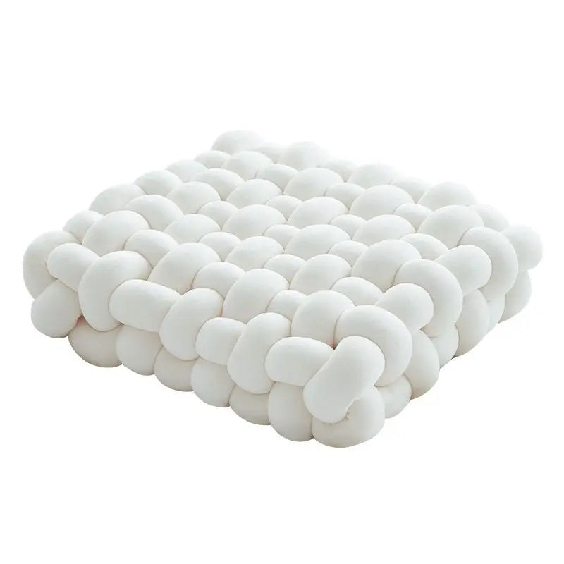 Alvèra – Woven Knot Decorative Pillow Square