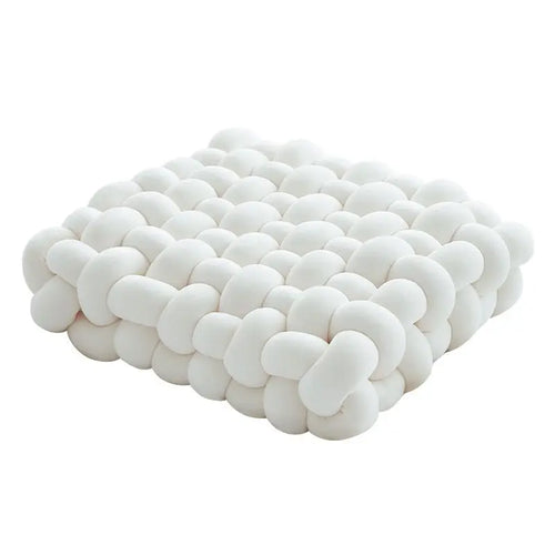 Alvèra – Woven Knot Decorative Pillow Square