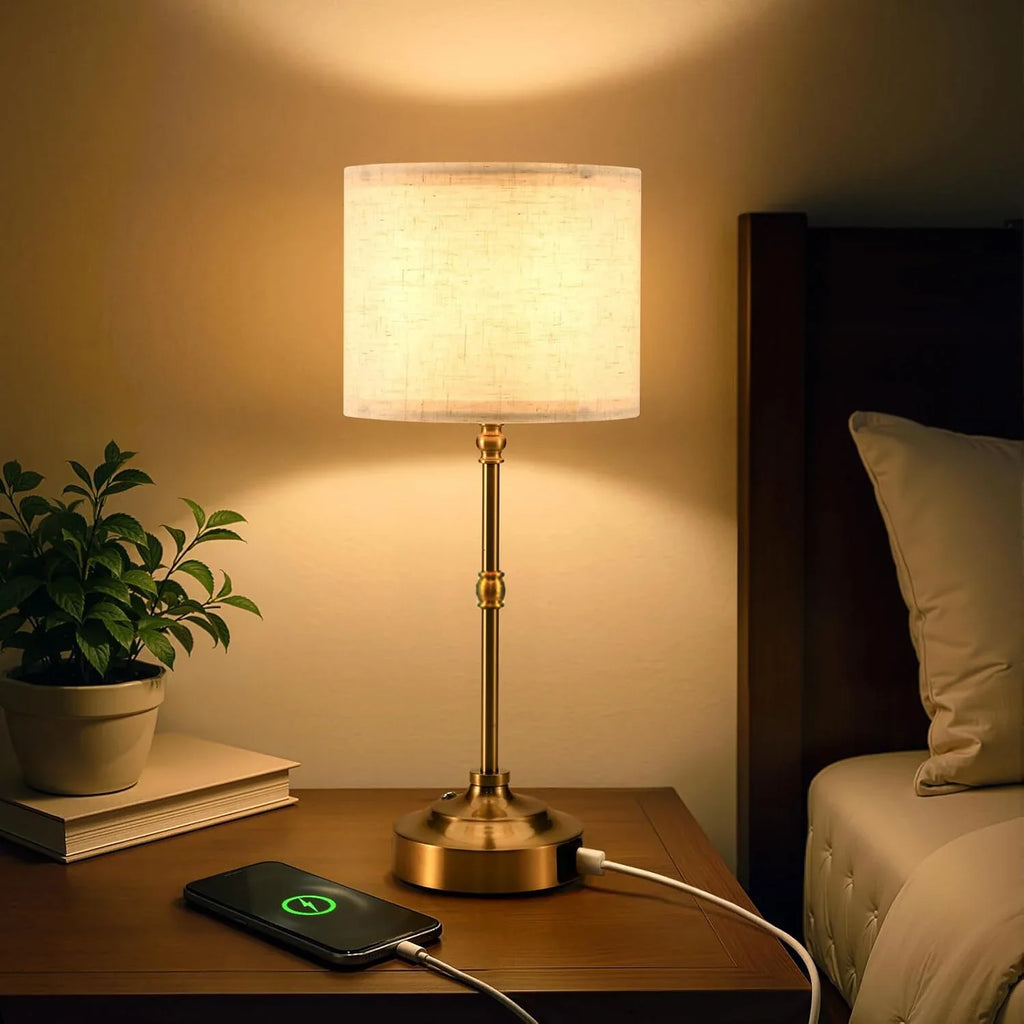 Aurelia - Wireless Table Lamp with Rechargeable Battery and Touch Brightness Control
