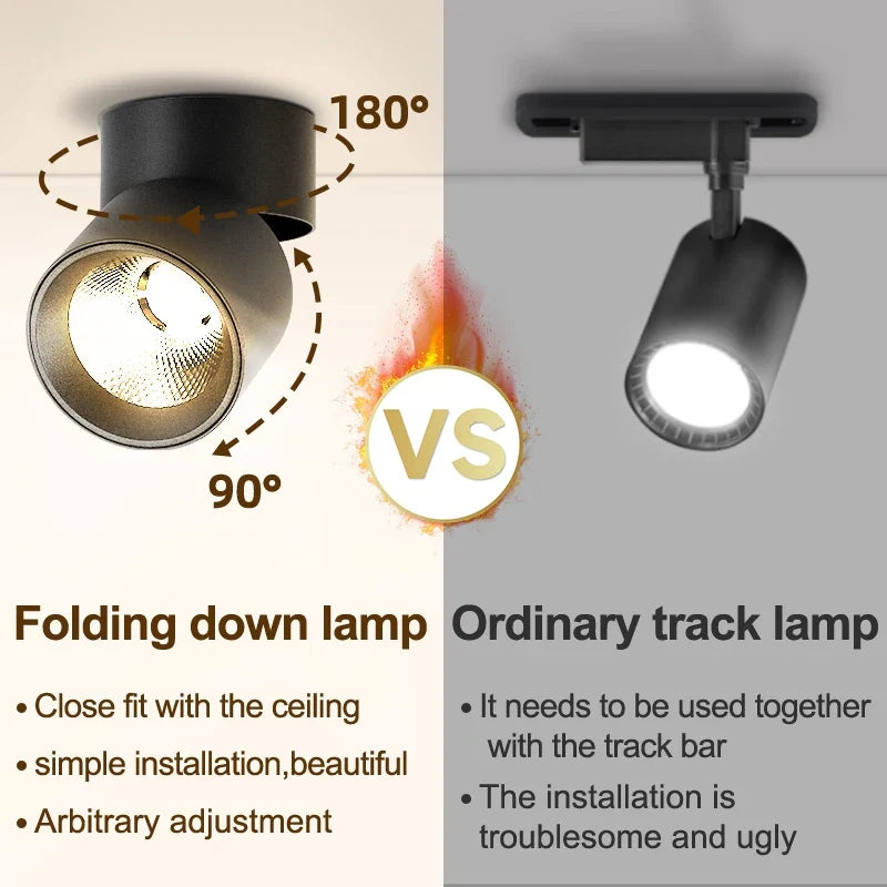 Zyphra - LED Surface and Recessed Spot Tri-Color Ceiling Lamp