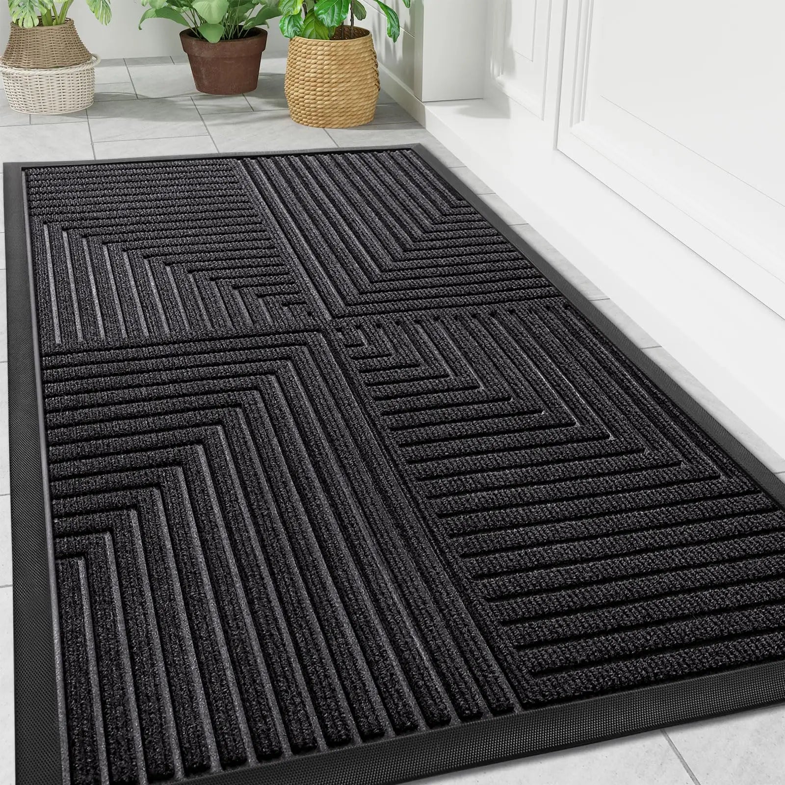 Aetheron - Door Mat Non-Slip for Heavy Use Indoors and Outdoors