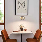 Brio Pendant Light | Smoked Glass & Brass Design