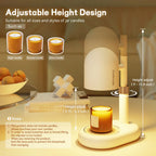 Lumanza - Adjustable Scented Candle Warmer with Halogen Lamp
