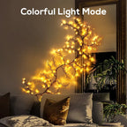 Velmiria – LED Willow Branch Light String with 8 Modes and USB Connection