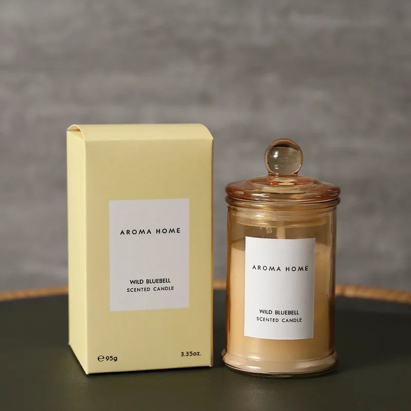 Domivira - Old-fashioned Scented Candle Glass Soy Wax Aromatherapy
