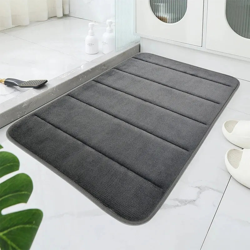Eterna - Coral Velvet Non-Slip Bath Mat Quick