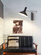 Revillo – Bauhaus Rotatable Wall Lamp with Plug Foldable LED