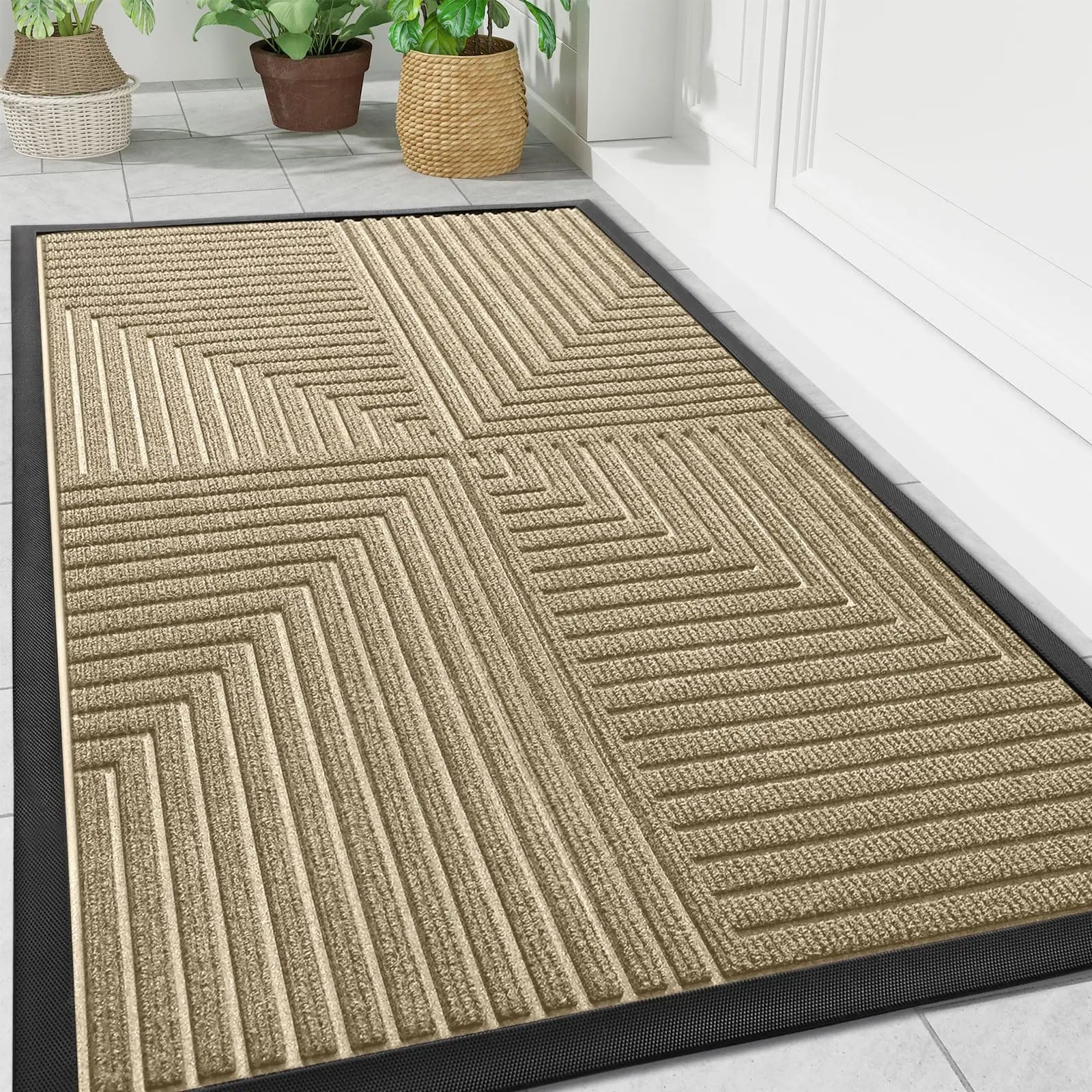 Aetheron - Door Mat Non-Slip for Heavy Use Indoors and Outdoors