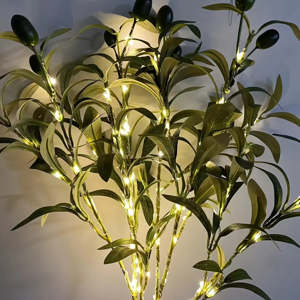 Maelis – LED Olive Branch Decorative Lighting for Table or Vase