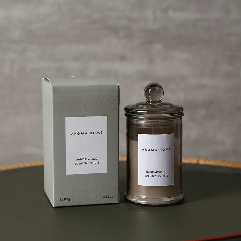 Domivira - Old-fashioned Scented Candle Glass Soy Wax Aromatherapy