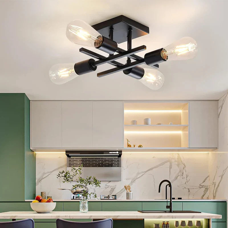 Orliven - Nordic 4-Light Ceiling Lamp E27