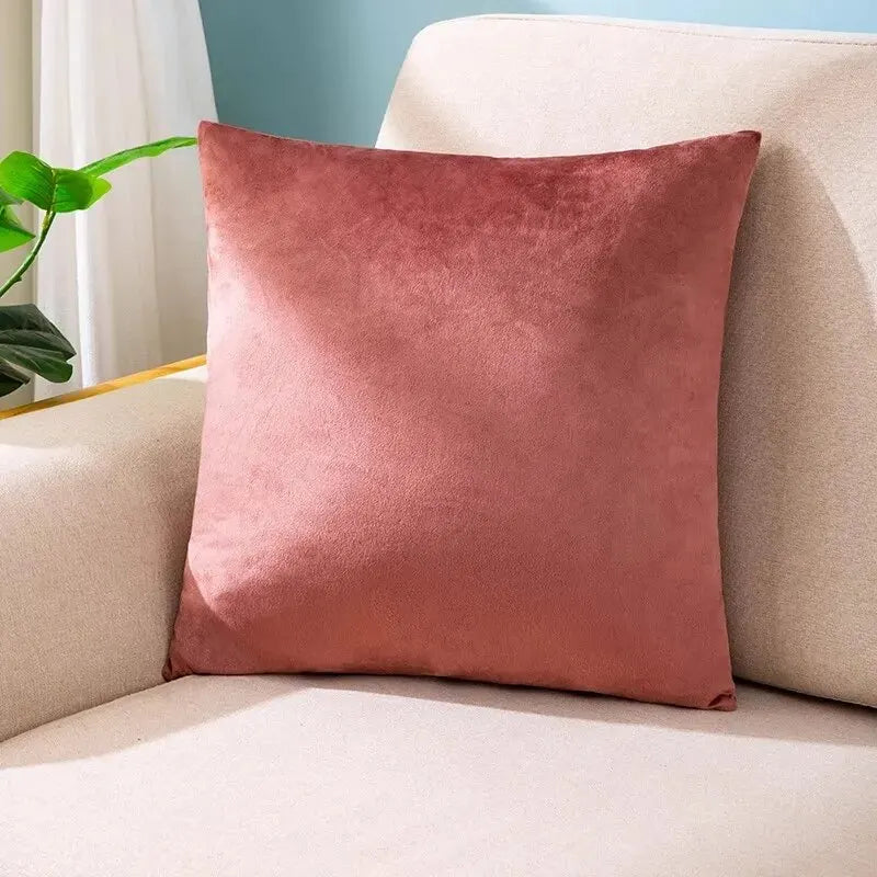 Solmire - Velvet Decorative Pillow Cover 45x45 Cm Square