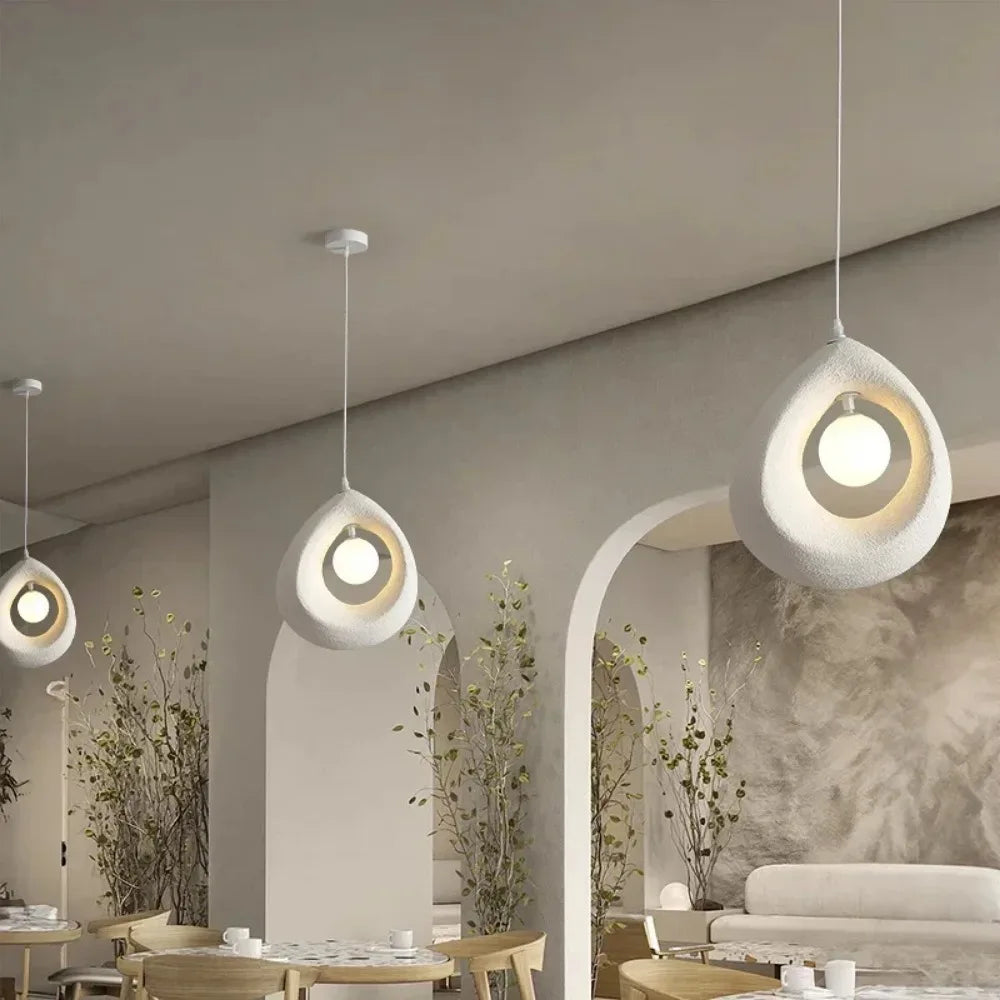 Auralessa - Japanese Wabi Sabi Hanging Lamp with Simple Design