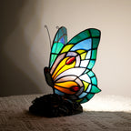 Zyrelis - Vintage Glass Table Lamp Butterfly Design