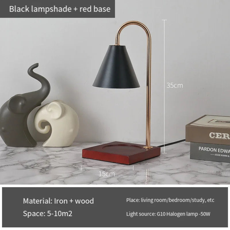 Lumora - Scent Therapy Table Lamp with Vintage Marble Appearance