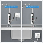 Zarenthea - Electric Kitchen Faucet with Flow Heater 3000W Stainless Steel