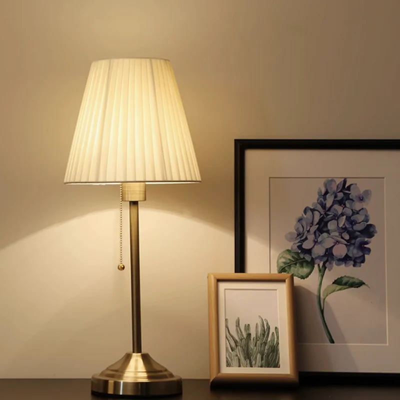Veloura - Luxurious Metal Table Lamp in American Style