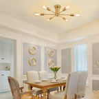 Thalorix - Nordic Iron Chandelier 6 Lights
