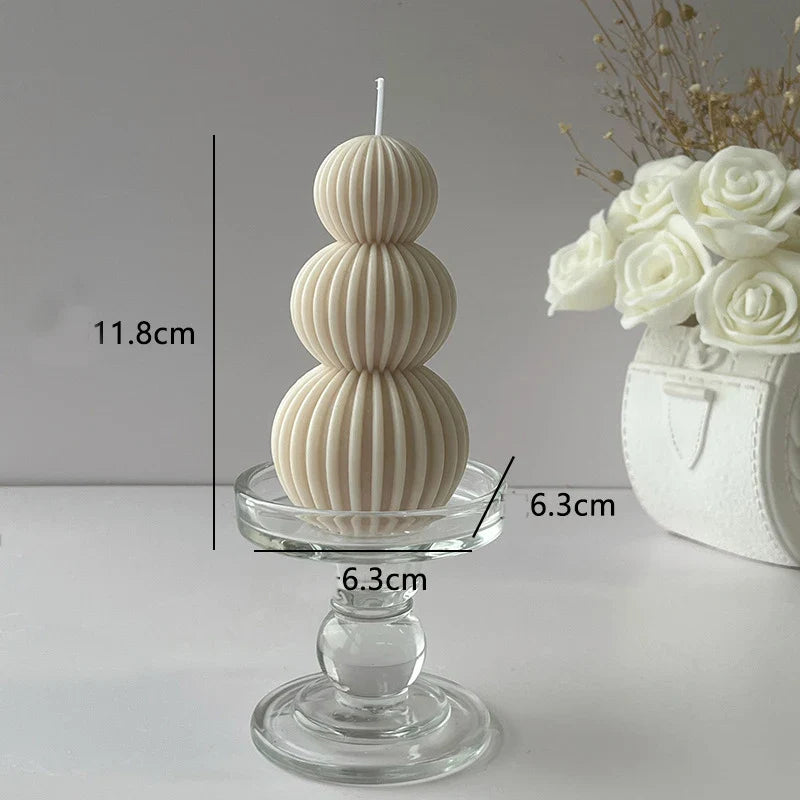 Auralithis - Creative Geometric Scented Candle Golf Ball Design Decoration
