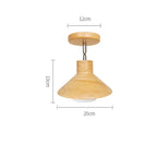 Boreal Ceiling Lamp | Natural Timber, Soft Ambient Light