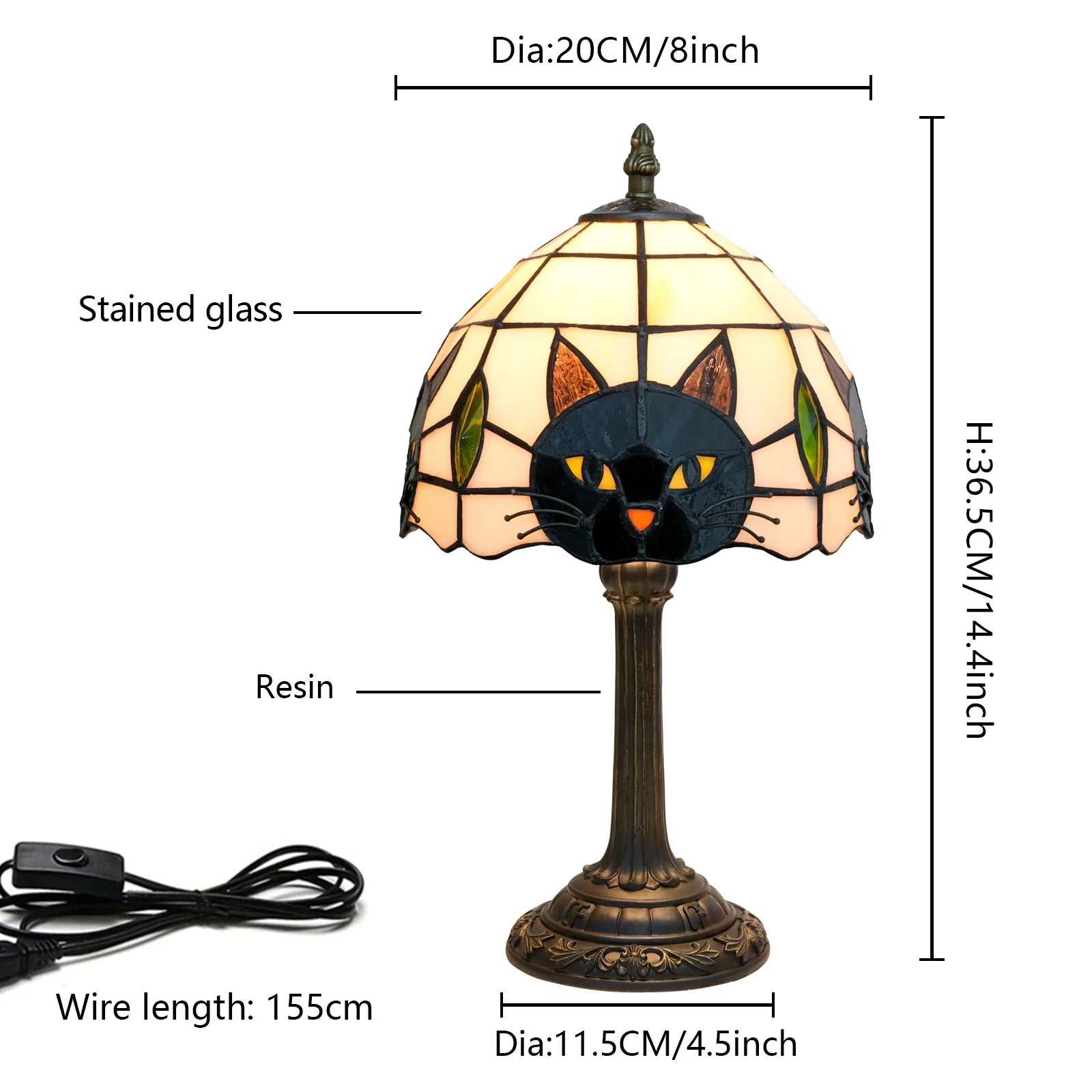 Felune - Black Cat Table Lamp Night Light