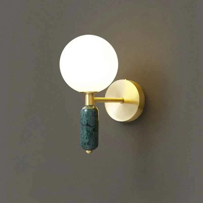Bela Wall Lamp | Marble & Glass, Soft Ambient Lighting
