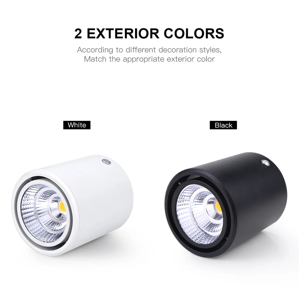 Durelio – 30 Degree LED Spot Surface Mounted Ceiling Lamp 7W 12W