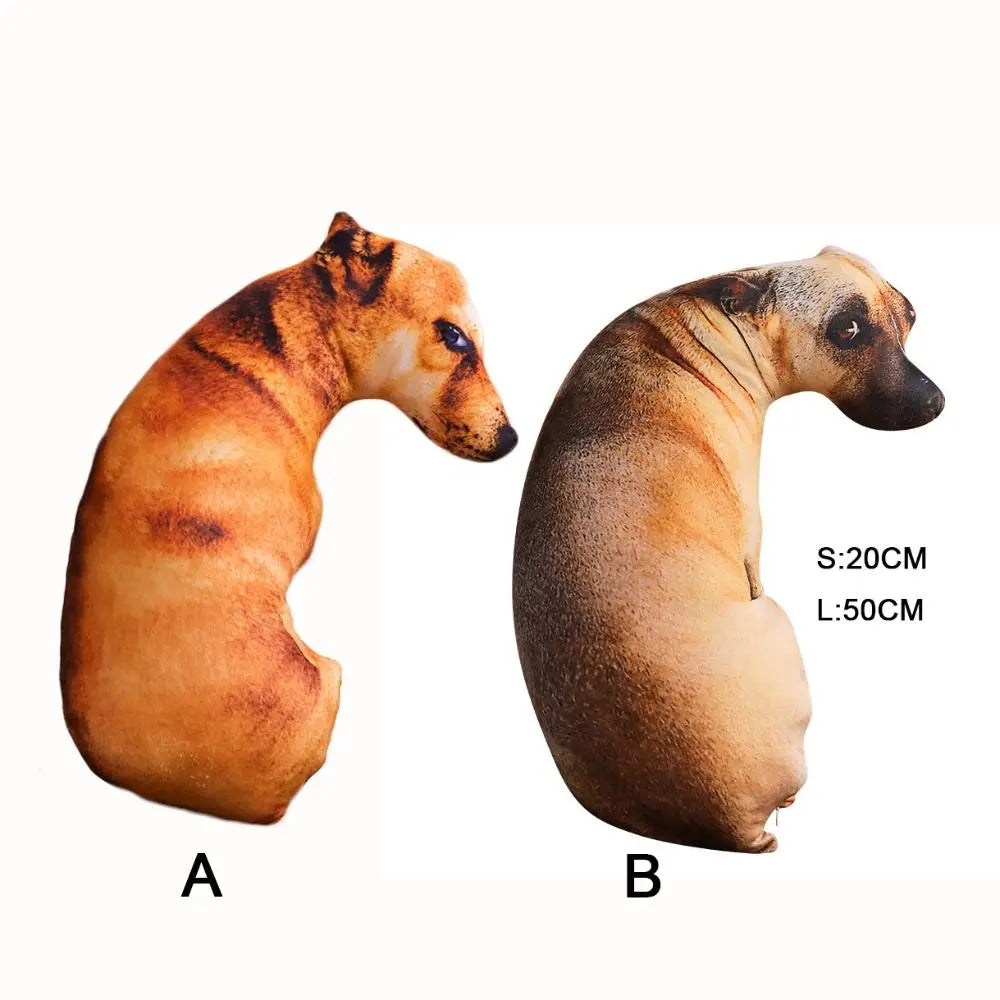 Barkley – 3D Dog Head Decorative Pillow
