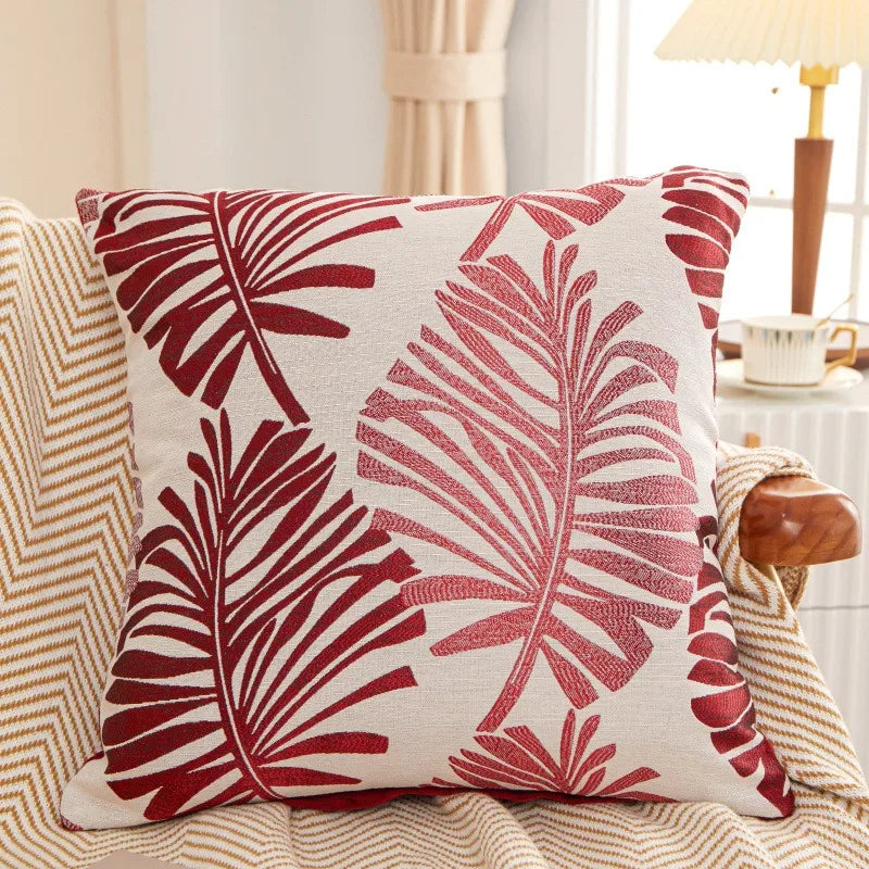 Palmira - Palm Tree Linen Cushion Cover 45x45cm