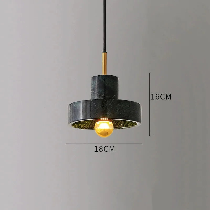 Bela Pendant Lamp | Natural Marble, Sculptural Postmodern Design