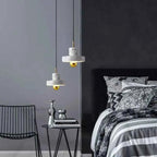 Bela Pendant Lamp | Natural Marble, Sculptural Postmodern Design