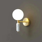 Bela Wall Lamp | Marble & Glass, Soft Ambient Lighting
