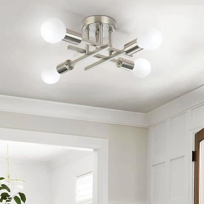 Velmorax - Nordic Semi Recessed LED Ceiling Lamp