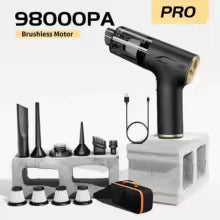 Virelto - Cordless Car Handheld Vacuum Cleaner 98000Pa Powerful Suction