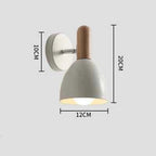Bello Nordic Wall Lamp | Adjustable 360° Light, Natural Wood Design