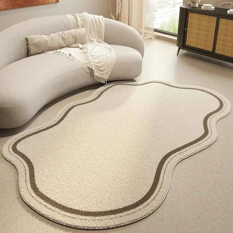 Bela Irregular Area Rug | Non-Slip Soft Texture, Minimalist Design