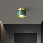 Bello Ceiling Light | Genuine Marble & Brushed Metal Finish