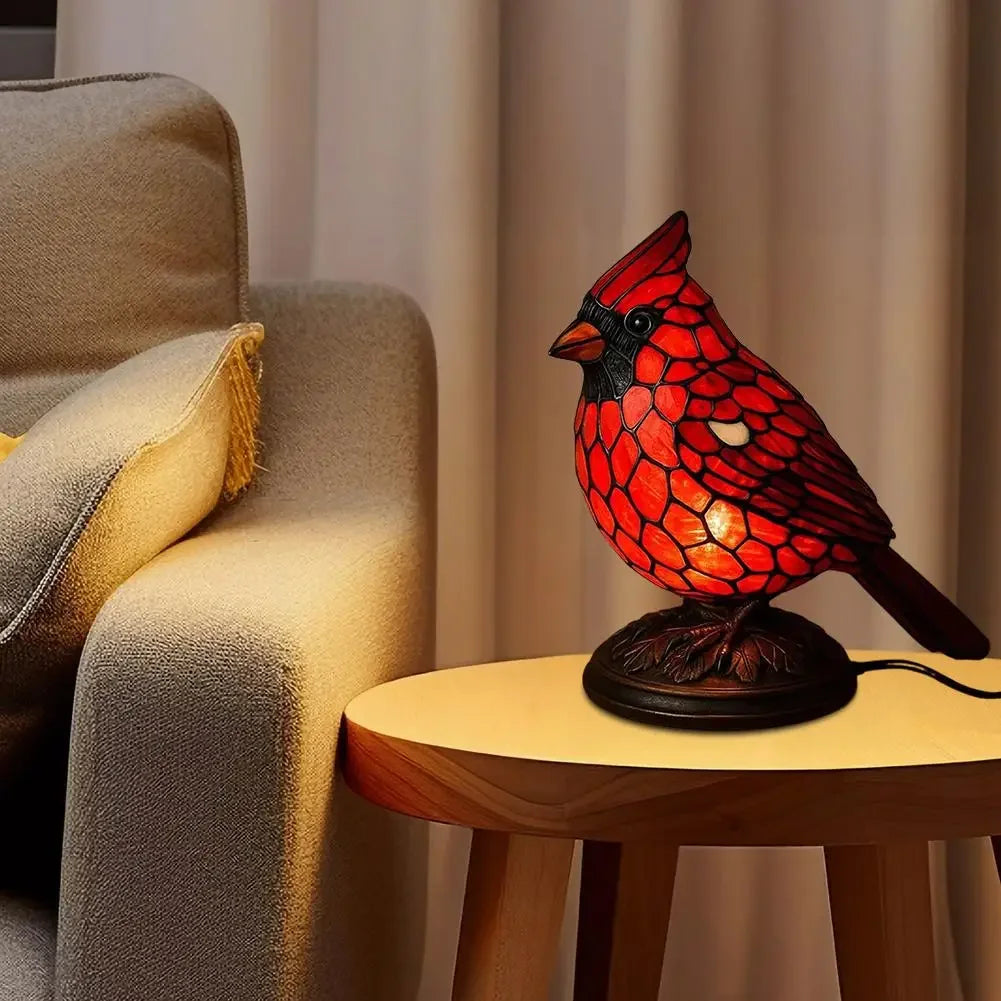 Averion - Red Bird Table Lamp