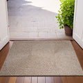 Nivara - 3D Grooved Door Mat of Durable Polyester with Non-Slip for Indoor and Outdoor Use