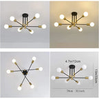 Draxion - Industrial Retro Ceiling Lamp E27