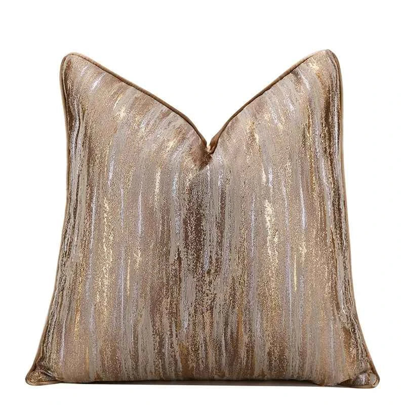 Aureo Luxe Sierkussenhoes | Elegant Glanzend Patroon, 45x45 cm