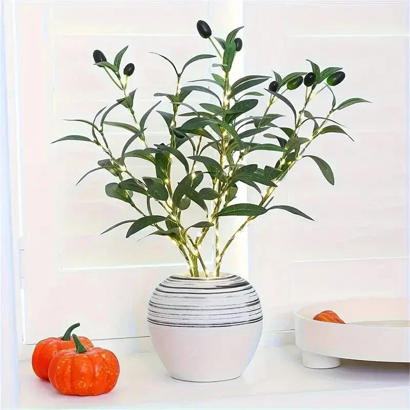 Norellia – LED Olive Branches Ambient Lighting on Battery