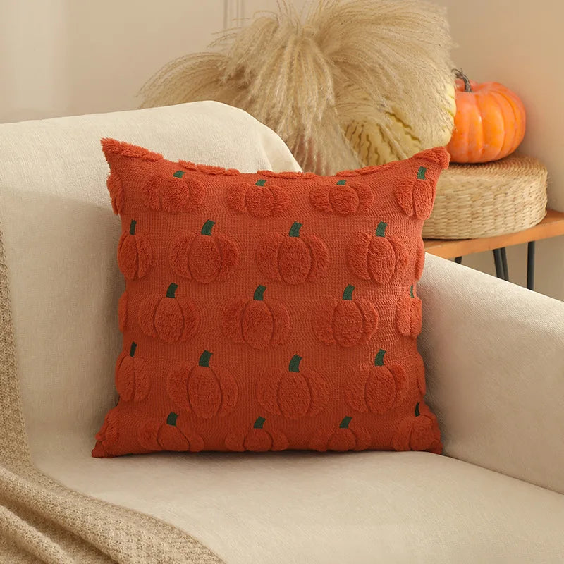 Caveron - Plush Pumpkin Decorative Pillow Cover 45x45cm