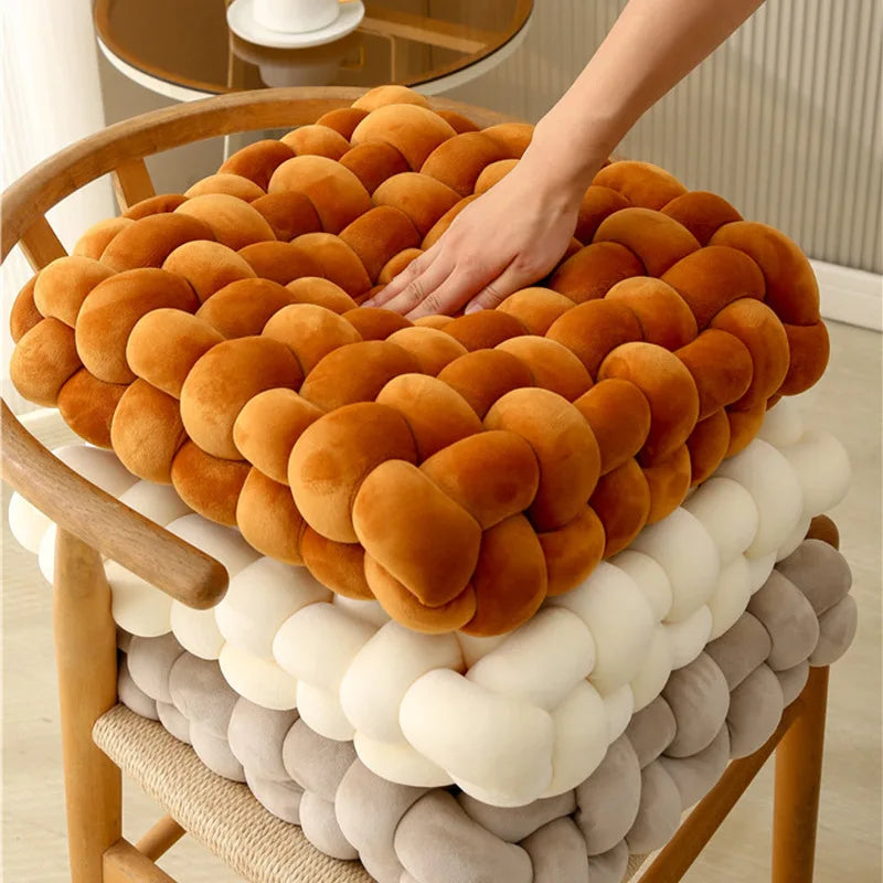 Alvèra – Woven Knot Decorative Pillow Square