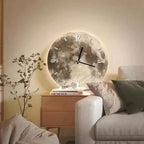 Luna LED Wall Clock | Ambient Glow, Silent Quartz Movement