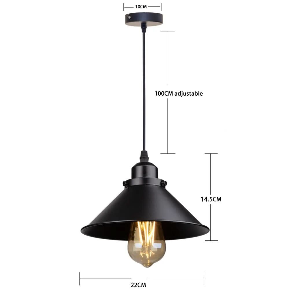 Bello Vintage Hanglamp | Verstelbaar Snoer, E27 Fitting