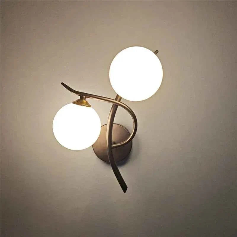 Luna Wall Light | Nordic Dual Globe, Warm Ambient Glow