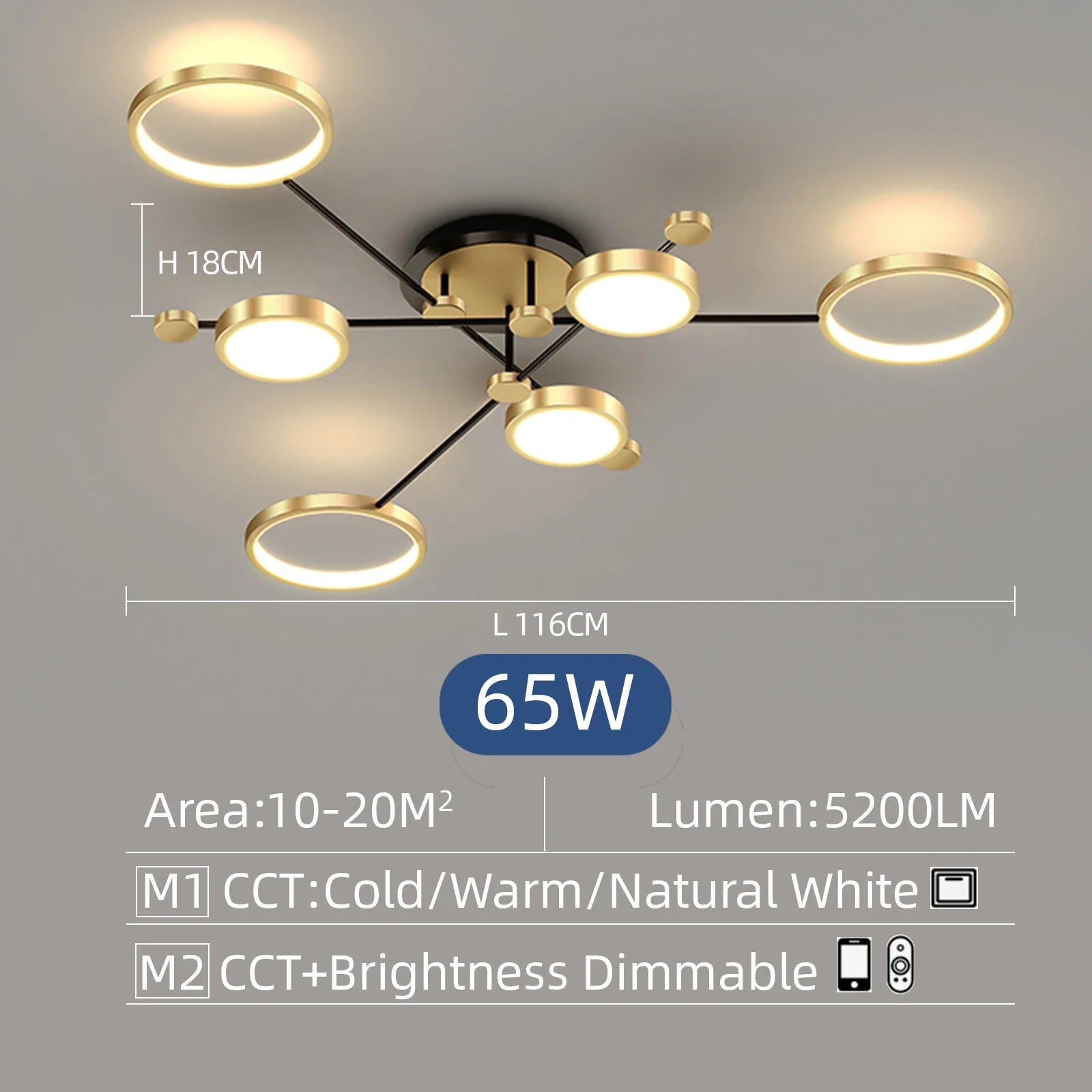 Calyrex - Modern Pendant Chandelier Color Change