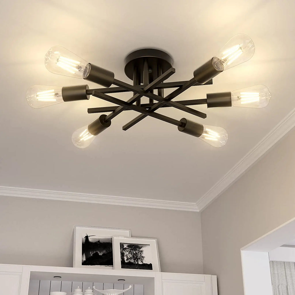 Zyrelise - Modern Sputnik Ceiling Lamp E27