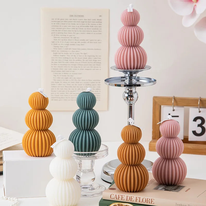 Auralithis - Creative Geometric Scented Candle Golf Ball Design Decoration